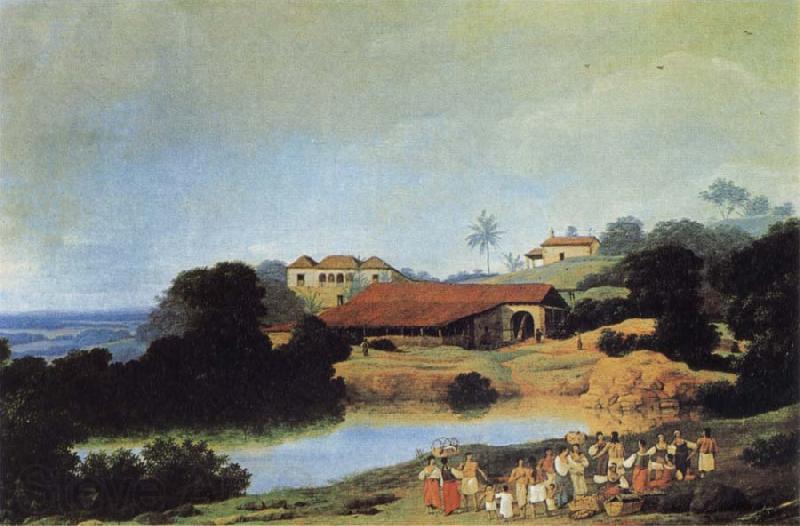 Frans Post Hacienda France oil painting art
